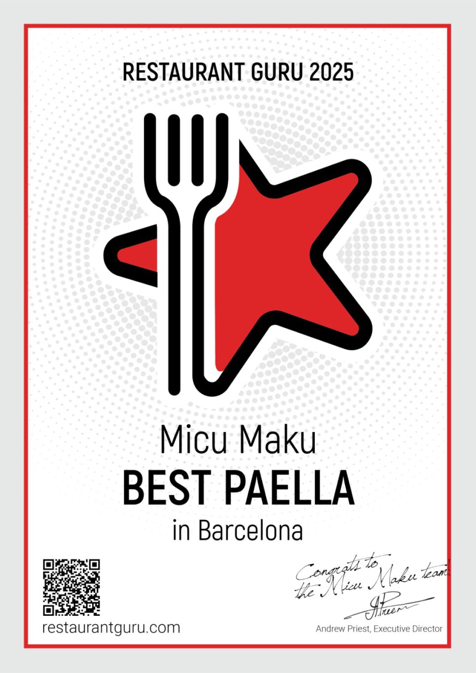 Guru Best Paella in Barcelona